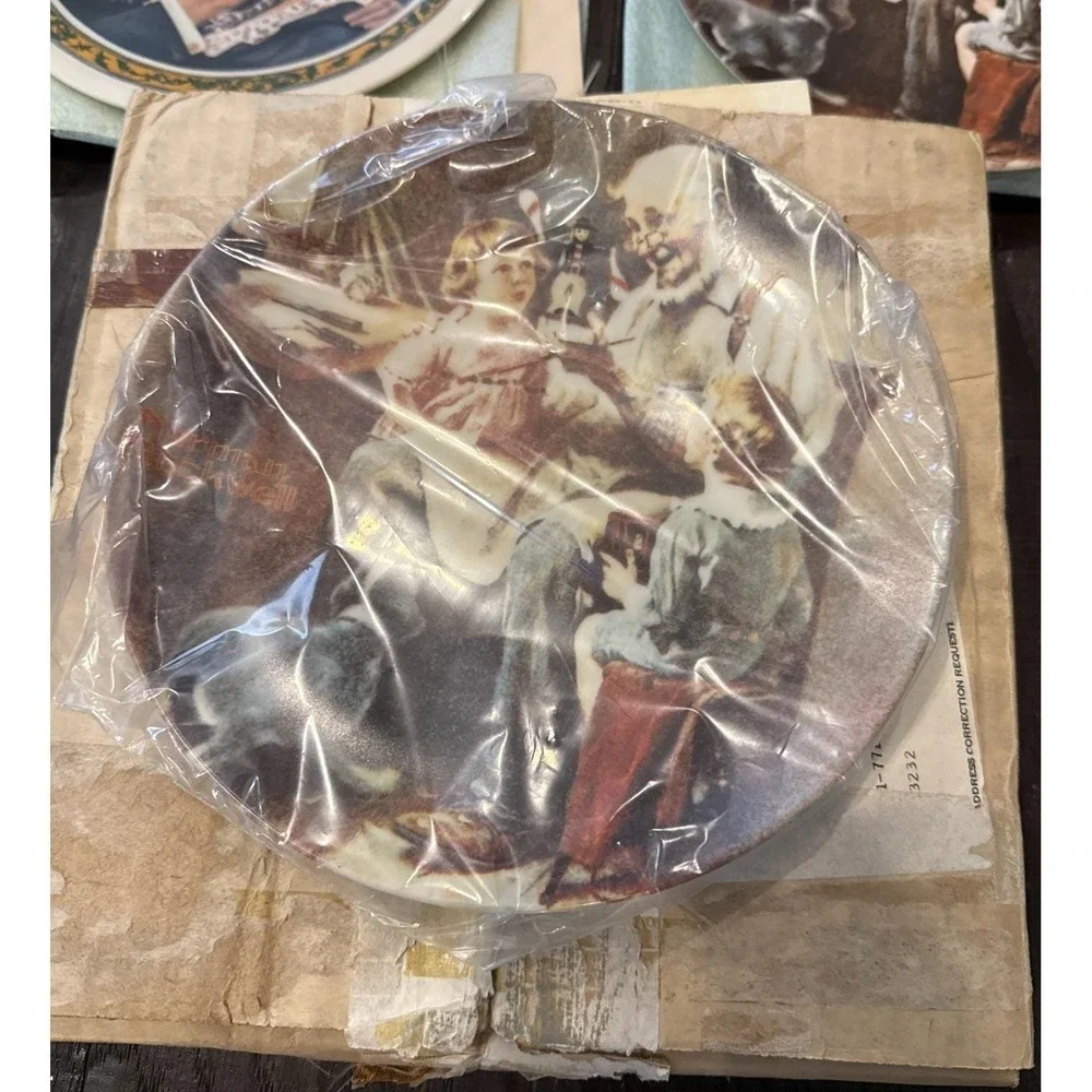 Knowles Norman Rockwell Heritage Collection Plates Plate Set Of 3 Vintage